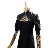 The Witcher Party Black Long Dress Yennefer Outfit Cosplay Costume