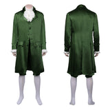 Musical-Hamilton Green Halloween Carnival Suit Cosplay Costume Replica Colonial Victorian Edwardian Outffits