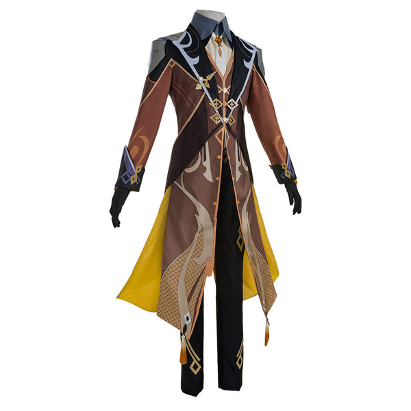 Game Genshin Impact Zhongli Halloween Carnival Costume Cosplay Costume ...