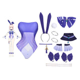 Genshin Impact Sangonomiya Kokomi Cosplay Costume Bunny Girls Halloween Carnival Party Disguise Suit