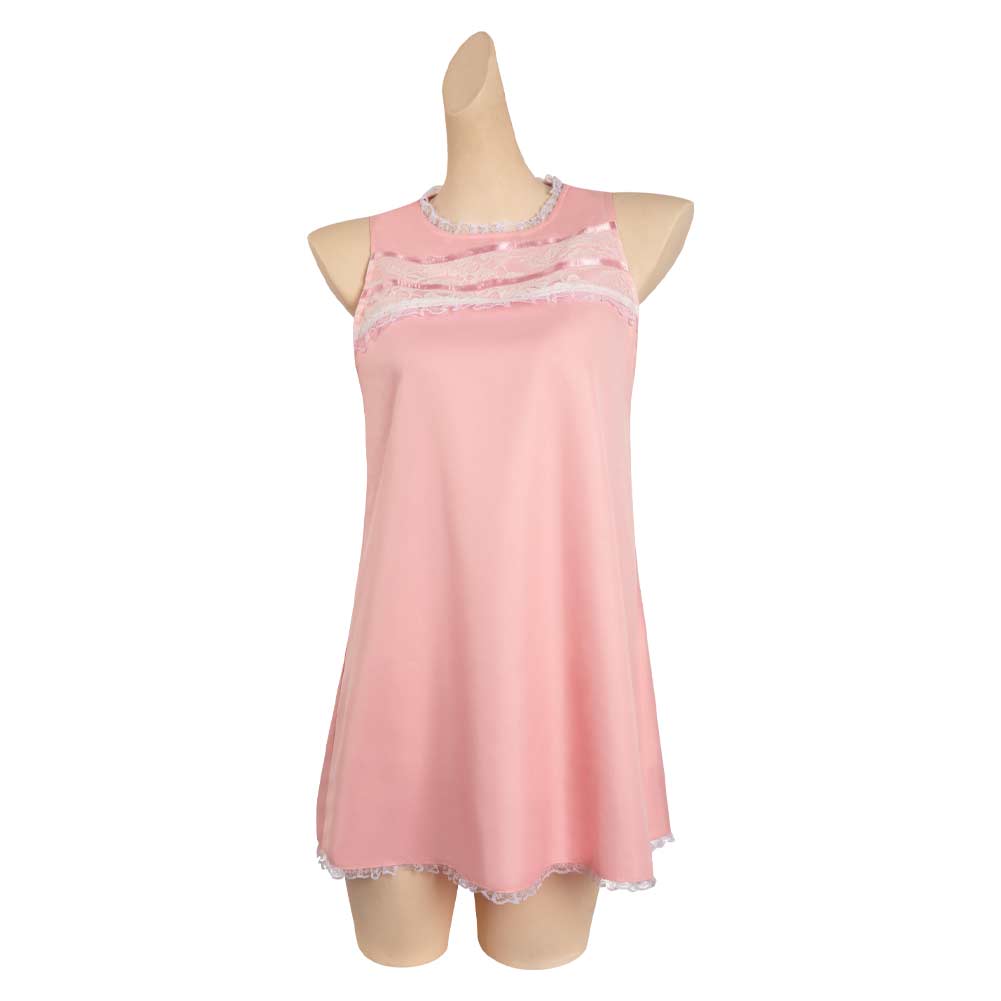 Barbie Movie Nightgown Pink  Sleepwear Dress Outfits Halloween Carnival Cosplay Costume