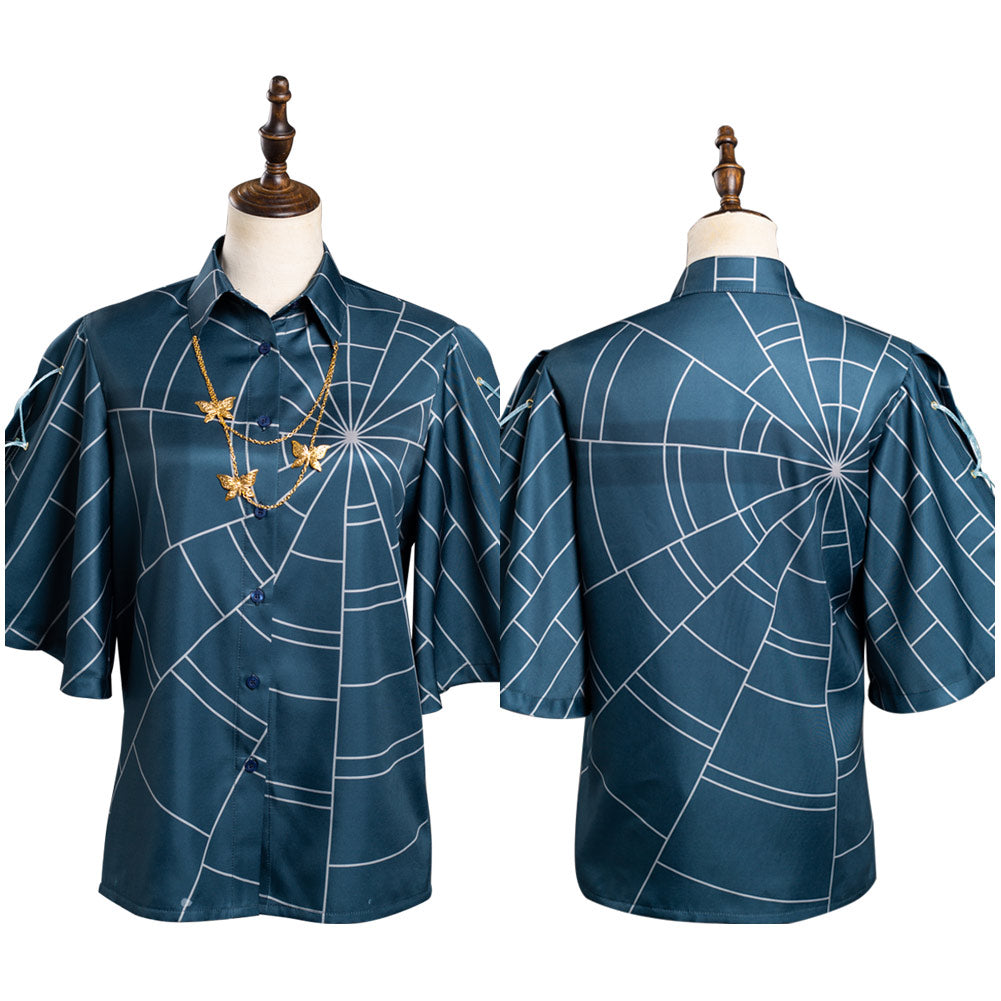 JoJo‘s Bizarre Adventure Stone Ocean Jolyne Cujoh Cosplay Long Sleeve Shirt Costume Halloween Carnival Suit Re-creation Design