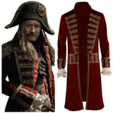 Peter Pan And Wendy Captain Hook Cosplay Costume Coat Outfits Halloween Carnival Party Disguise Suit