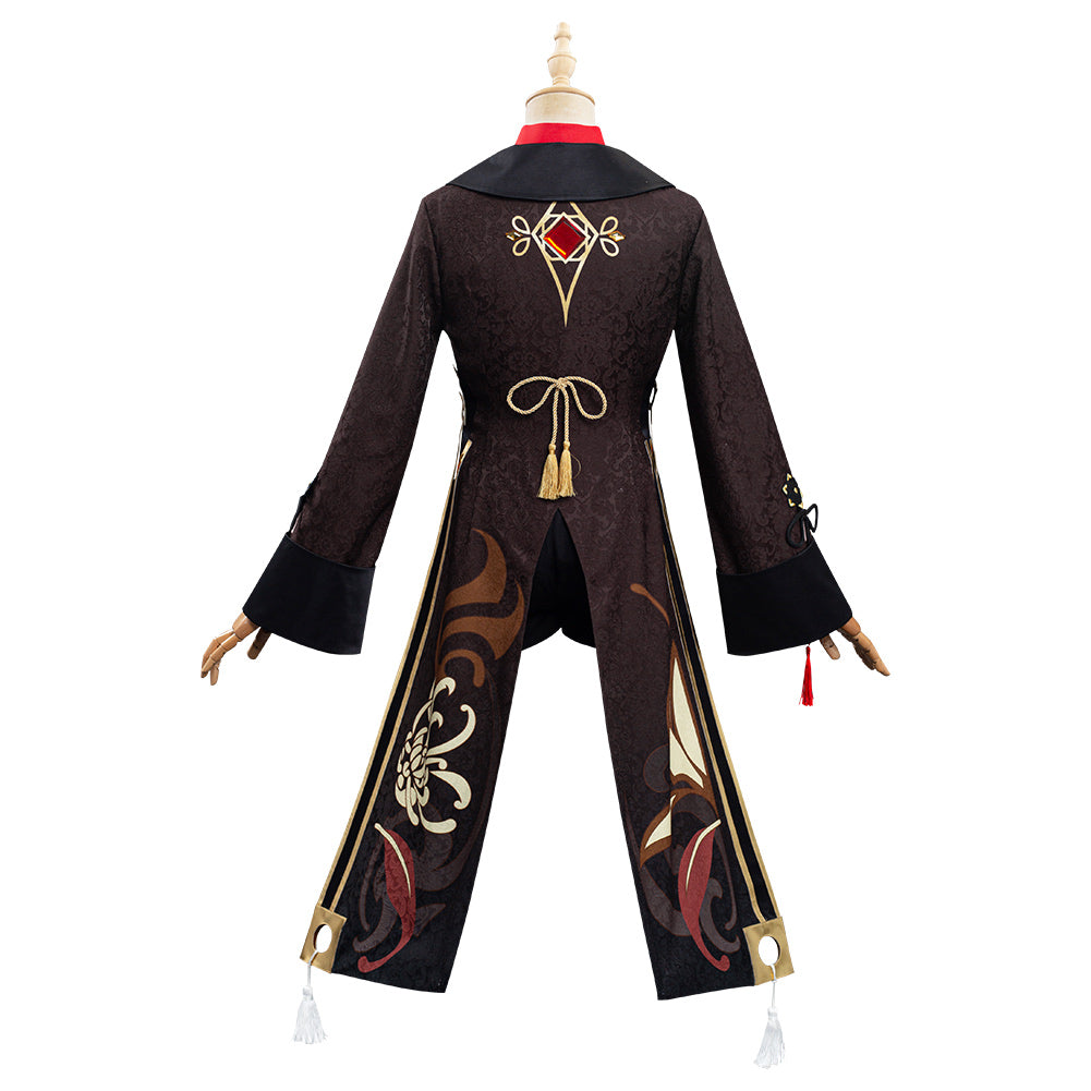 Genshin Impact HuTao Halloween Carnival Suit Cosplay Costume Outfits