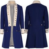 Hamilton Replica Colonial Victorian Edwardian Cosplay Coat Costume Halloween Carnival Suit