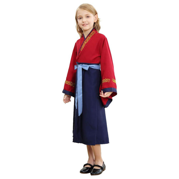 Traditional Chinese Dress Mulan Princess Dress For Little Girl Cosplay ...