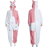 Danganronpa Dangan Ronpa Monokuma and Monomi Halloween Carnival Suit Cosplay Costume Jumpsuit Pajamas Sleepwear