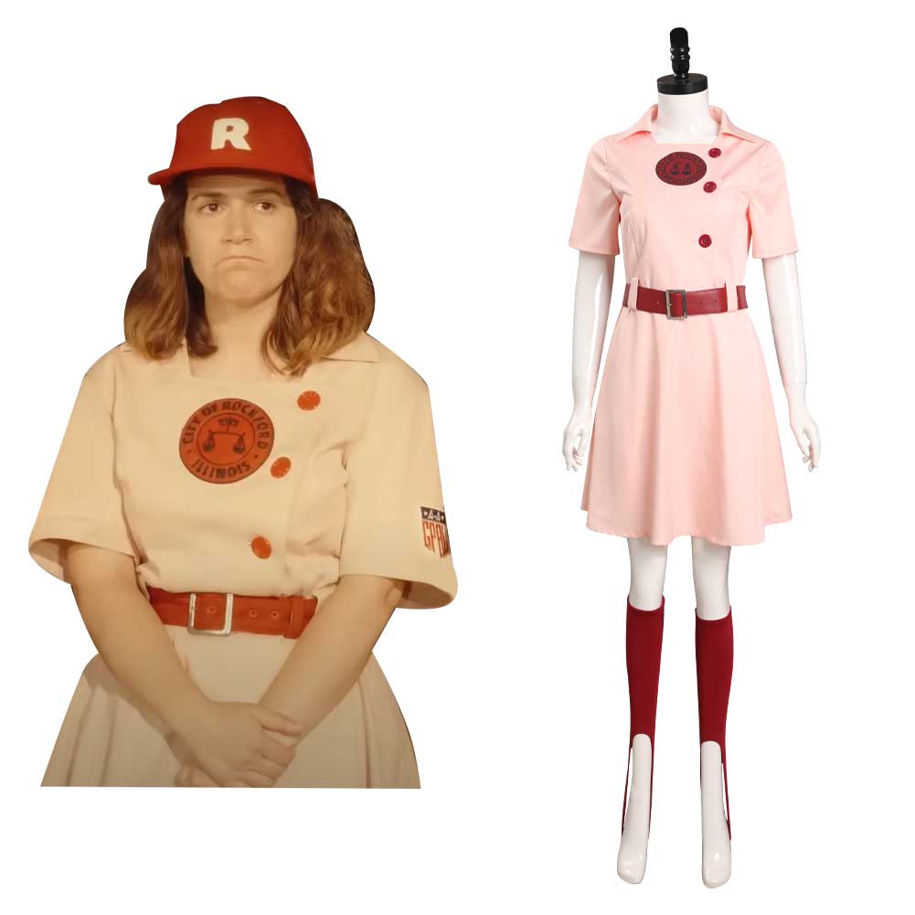 A League of Their Own Women's Kit Baseball Uniform Costume