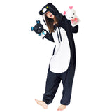 Kuma Kuma Kuma Bear Yuna Halloween Carnival Suit Cosplay Costume Pajamas Onesies One-piece Double-sided Sleepwear Pajamas