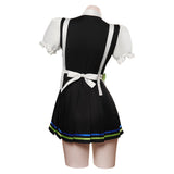 Demon Slayer Kanroji Mitsuri Cosplay Costume Maid Dress  Outfits Halloween Carnival Suit