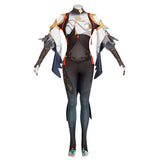 Genshin Impact Shen He Halloween Carnival Suit Cosplay Costume Jumpsuit Outfits