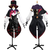 Genshin Impact Lyney Outfits Cosplay Costume Halloween Carnival Suit