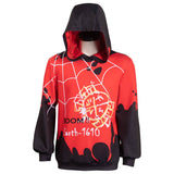 Spider-Man: Across the Spider-Verse Miles Morales Hoodie Sweater ​Halloween Carnival Cosplay Costume 