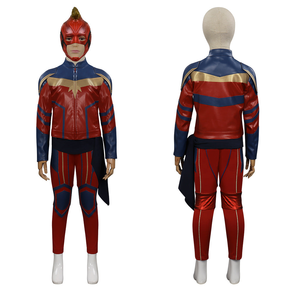 Ms. Marvel Kamala Khan Halloween Carnival Suit Cosplay Costume Outfits for kids