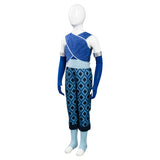 Raya and the Last Dragon Halloween Carnival Suit Raya Cosplay Costume for Kids