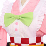 Demon Slayer Kanroji Mitsuri Cosplay Costume Maid Outfit