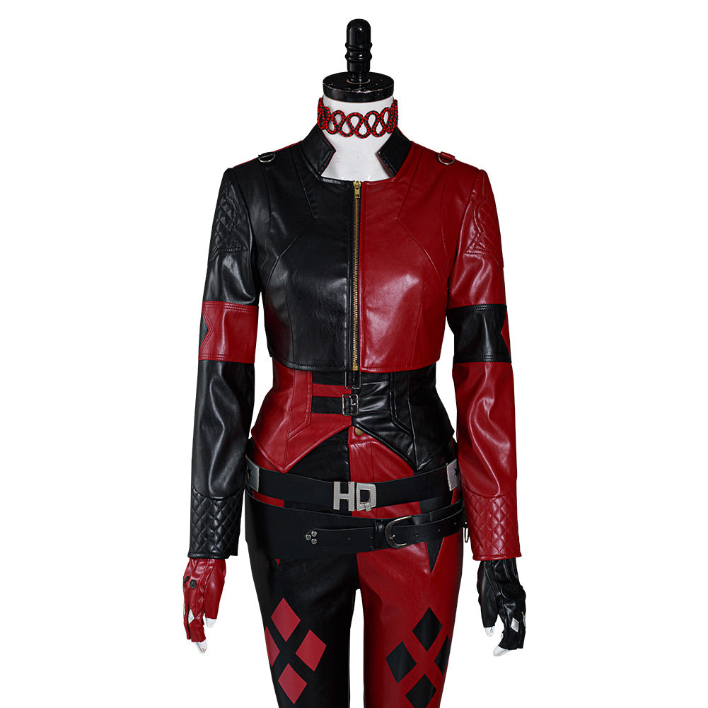 4PCS Kids Girl's Adult Harley Quinn Suicide Squad Cosplay Costume with Pants  and Jacket Party Christmas New Year Clothes(Kids, 130) - Walmart.com