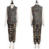 Stranger Things Season 4 - Robin Buckley Camouflage Cosplay Costume Outfits Halloween Carnival Suit