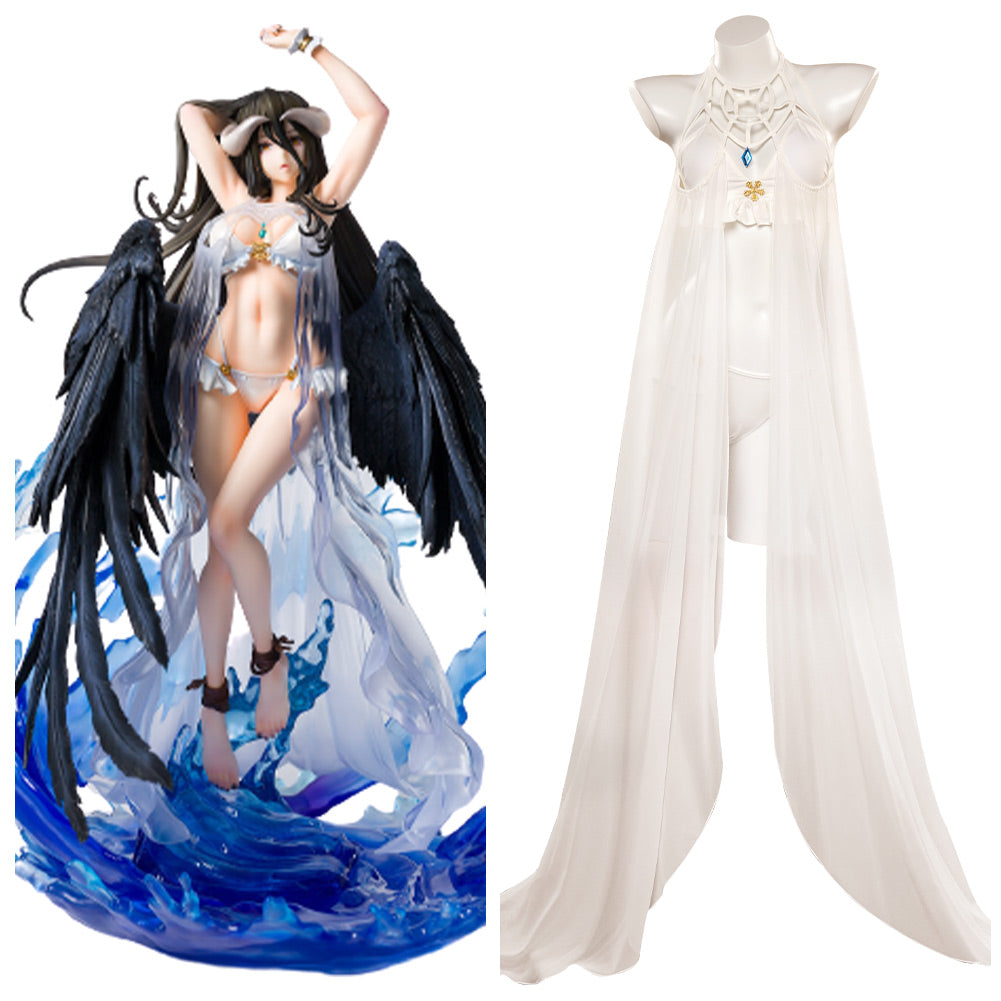 OVERLORD Albedo Cosplay Costume Swimsuit Halloween Carnival Party Disg –  TrendsinCosplay