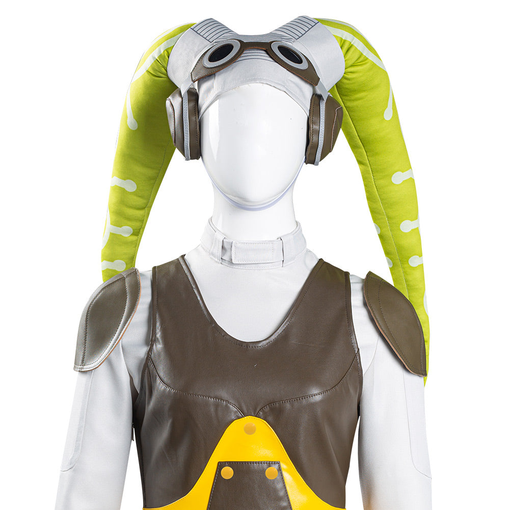 Rebels Hera Syndulla Halloween Carnival Suit Cosplay Costume Women Vest Pants Outfits