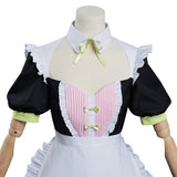 Demon Slayer Kanroji Mitsuri Halloween Carnival Suit Cosplay Costume Cat Ear Maid Lolita Dress Kimono Outfits Re-creation Design