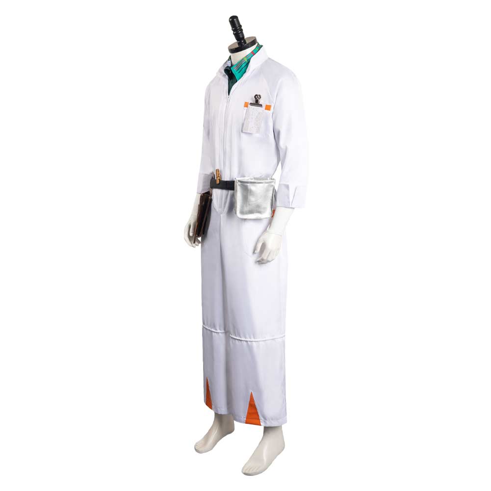 Back to the Future Doc Brown Cosplay Costume Men Jumpsuit Outfits Hall TrendsinCosplay Back to the Future Doc Brown Cosplay Costume Men Jumpsuit Outfits Hall TrendsinCosplay