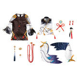 Genshin Impact Shen He Halloween Carnival Suit Cosplay Costume Jumpsuit Outfits