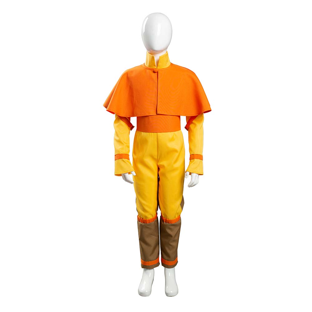 Avatar: The Last Airbender Avatar Aang Halloween Carnival Suit Cosplay Costume Kids Children Jumpsuit Outfits