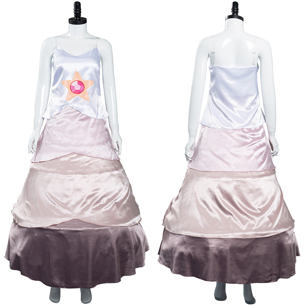 Steven universe Rose Quartz Halloween Carnival Suit Cosplay Costume Dress Outfits