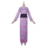 Demon Slayer Kanroji Mitsuri  Cosplay Costume Kimono Outfits Halloween Carnival Party Disguise Suit