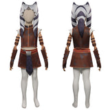 Kids Children Star WasTales of the Jedi -Ahsoka Tano  Cosplay Costume Outfits Halloween Carnival Suit