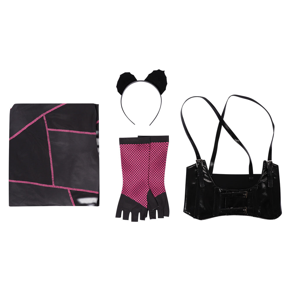 Wednesday Addams- Enid Sinclair Cosplay Costume Jumpsuit Headband Outf ...