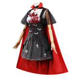 Chainsaw Man Power Cosplay Costume Vampire Maid Dress Cloak Outfits Halloween Carnival Suit