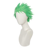Ainme One Piece Roronoa Zoro Cosplay Wig Heat Resistant Synthetic Hair Carnival Halloween Party Props