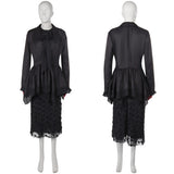 American Horror Story Season 12 Lvy Black Dress Cosplay Costume Outfits Halloween Carnival Suit