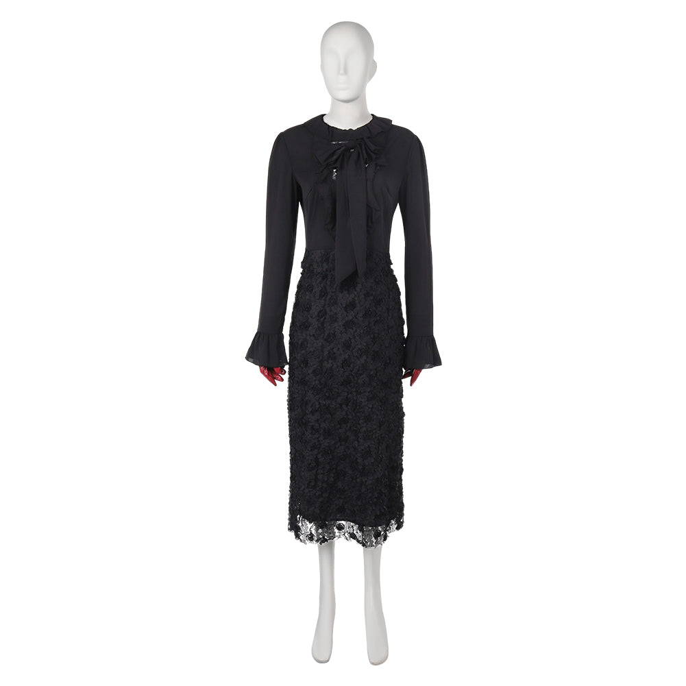 american horror story black dress American Horror Story: Hotel Bellhop Dress