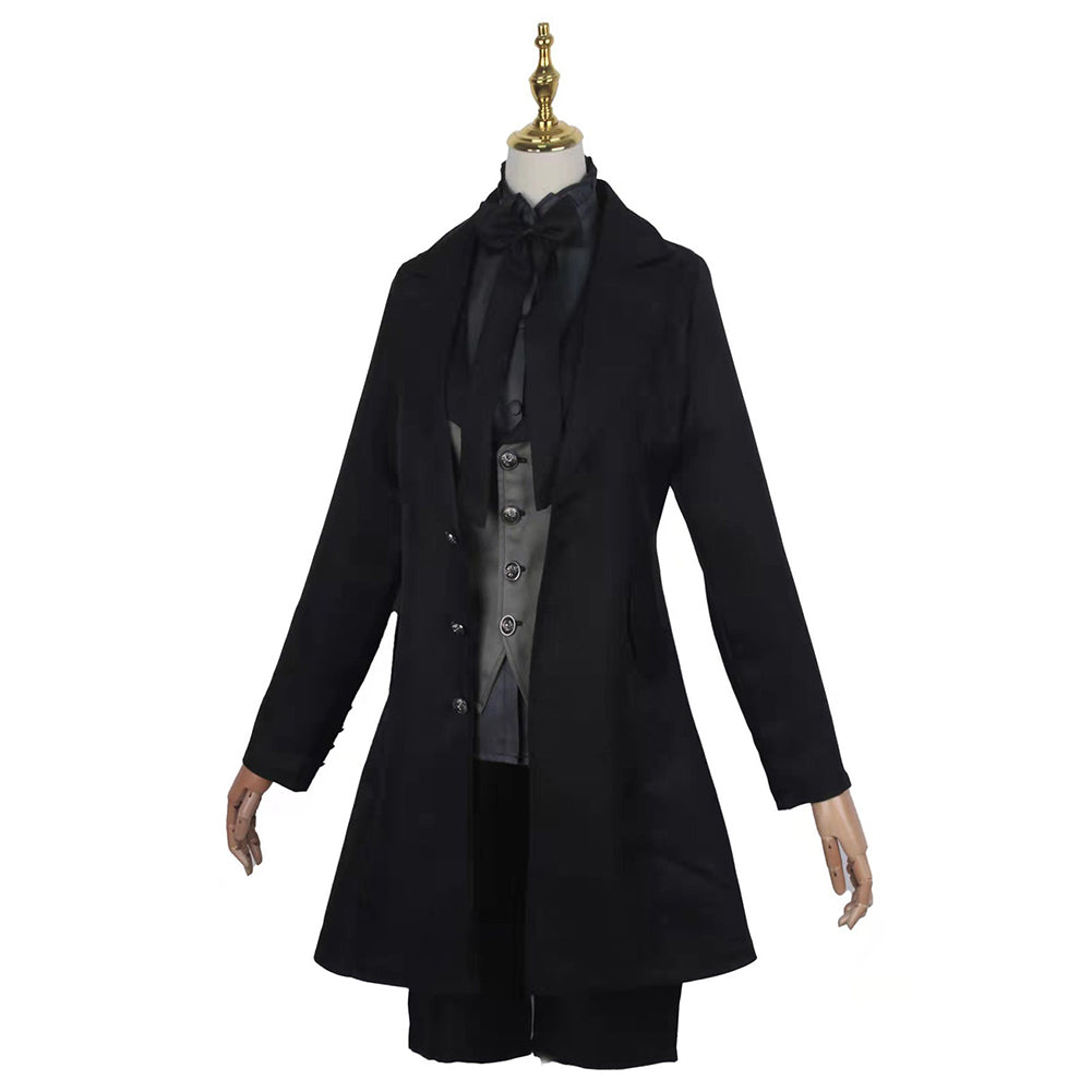 Anime Black Butler Ciel Phantomhive Black Outfit Cosplay Costume Outfits Halloween Carnival Suit