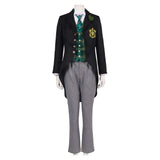 Anime Black Butler: Public School Arc 2024 Herman Greenhill Black Uniform Cosplay Costume Outfits Halloween Carnival Suit