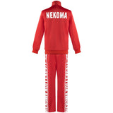 Anime Haikyu!! Nekoma High Kenma Kozume Red Suit Cosplay Costume Outfits Halloween Carnival Suit