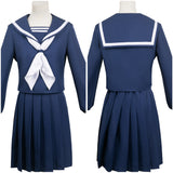 Anime Hibike! Euphonium Mayu Kuroe Women Blue Dress Cosplay Costume Outfits Halloween Carnival Suit