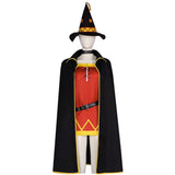 Anime Kono Subarashii Sekai ni Shukufuku wo! Megumin Women Black Suit Cosplay Costume Outfits Halloween Carnival Suit