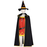 Anime Kono Subarashii Sekai ni Shukufuku wo! Megumin Women Black Suit Cosplay Costume Outfits Halloween Carnival Suit