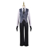 Anime Kuroshitsuji Sebastian Michaelis Black Outfit Cosplay Costume Outfits Halloween Carnival Suit