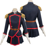 Anime Mato Seihei no Slave Kyoka Uzen Women Blue Dress Outfit Cosplay Costume Outfits Halloween Carnival Suit