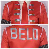 Anime One Piece Belo Betty Women Red Suit Cosplay Costume Outfits Halloween Carnival Suit