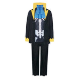 Anime One Piece Brook Black Outfit Cosplay Costume Outfits Halloween Carnival Suit