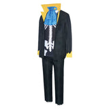 Anime One Piece Brook Black Outfit Cosplay Costume Outfits Halloween Carnival Suit