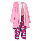 Anime One Piece Donquixote Doflamingo Pink Outfit Cosplay Costume Outfits Halloween Carnival Suit
