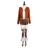 Anime One Piece Jewelry Bonney Women Brown Outfit Cosplay Costume Outfits Halloween Carnival Suit