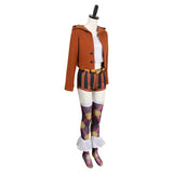 Anime One Piece Jewelry Bonney Women Brown Outfit Cosplay Costume Outfits Halloween Carnival Suit